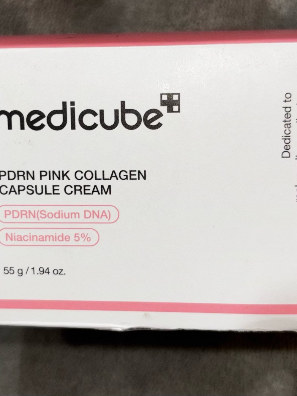 Korean skincare Medicube PDRN Pink Collagen Capsule Cream - Pink